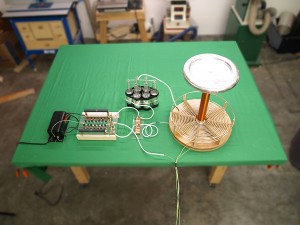 Image of a small Tesla coil